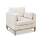 Knox 36" Modern Farmhouse Arm Chair in French Velvet