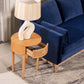Cabana 18" Round Cane Rattan Storage Side Table