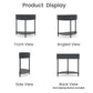 Artisan-Crafted Wave-Pattern Demi-Lune Console Table
