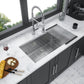 Undermount Kitchen Sink - 32"x18"x9" Stainless Steel