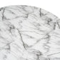 MGO Faux Marble Coffee Table for Indoor and Outdoor Use