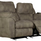 Flynn - Power Lay Flat Rocking Loveseat With Power Adjustable Headrest & Lumbar And Dual Heat & Massage - Fig