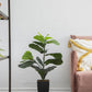 20" x 16" x 35" Artificial Fiddle-Leaf Fig Potted Plant