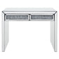 Noralie - Console Table Faux Diamonds - Mirrored