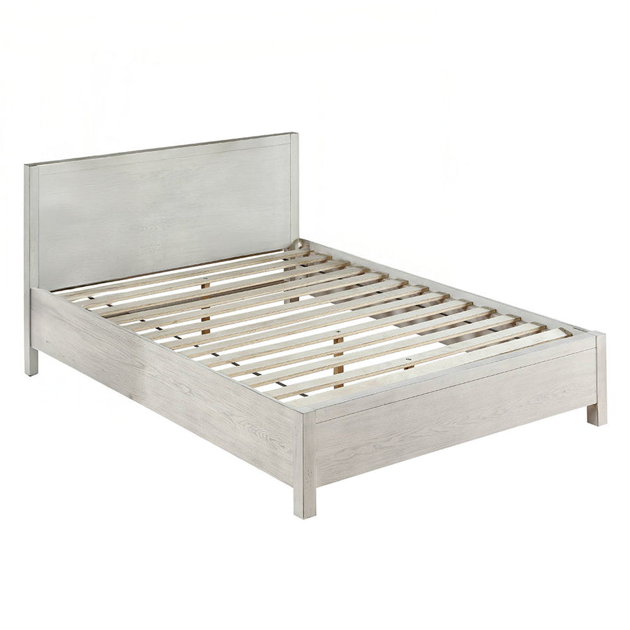 Celerina - Queen Bed - Weathered White