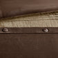 7 Piece Faux Suede Comforter Set Brown King