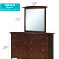 Hammond G5425-D Dresser in Cappuccino