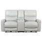 Greenfield Upholstered Power Reclining Loveseat Dove Grey - view 2