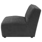 Ortega Dark Armless Chair