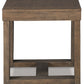 Cariton - Square End Table - Gray