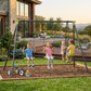 Children's Triple Metal Swing Set
