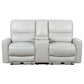 Denson Dove Power Reclining Loveseat
