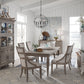 Lancaster - Bench With Upholstered Seat & Back - Dovetail Gray