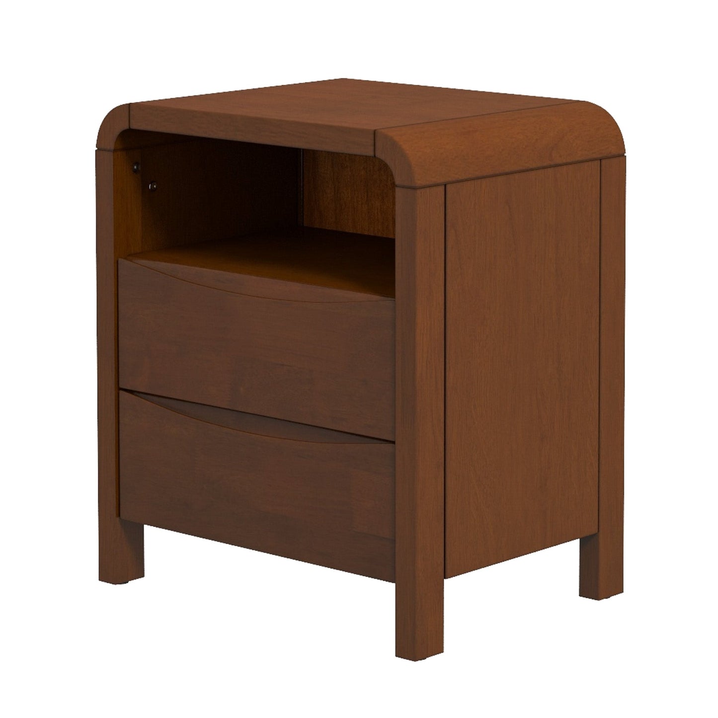 Lionel Mid Century Modern Solid Wood Nightstand