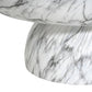 MGO Faux Marble Coffee Table for Indoor and Outdoor Use