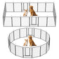 Dog Playpen 40 Inch - 16 Panels Heavy Duty Metal Pet Exercise Pen