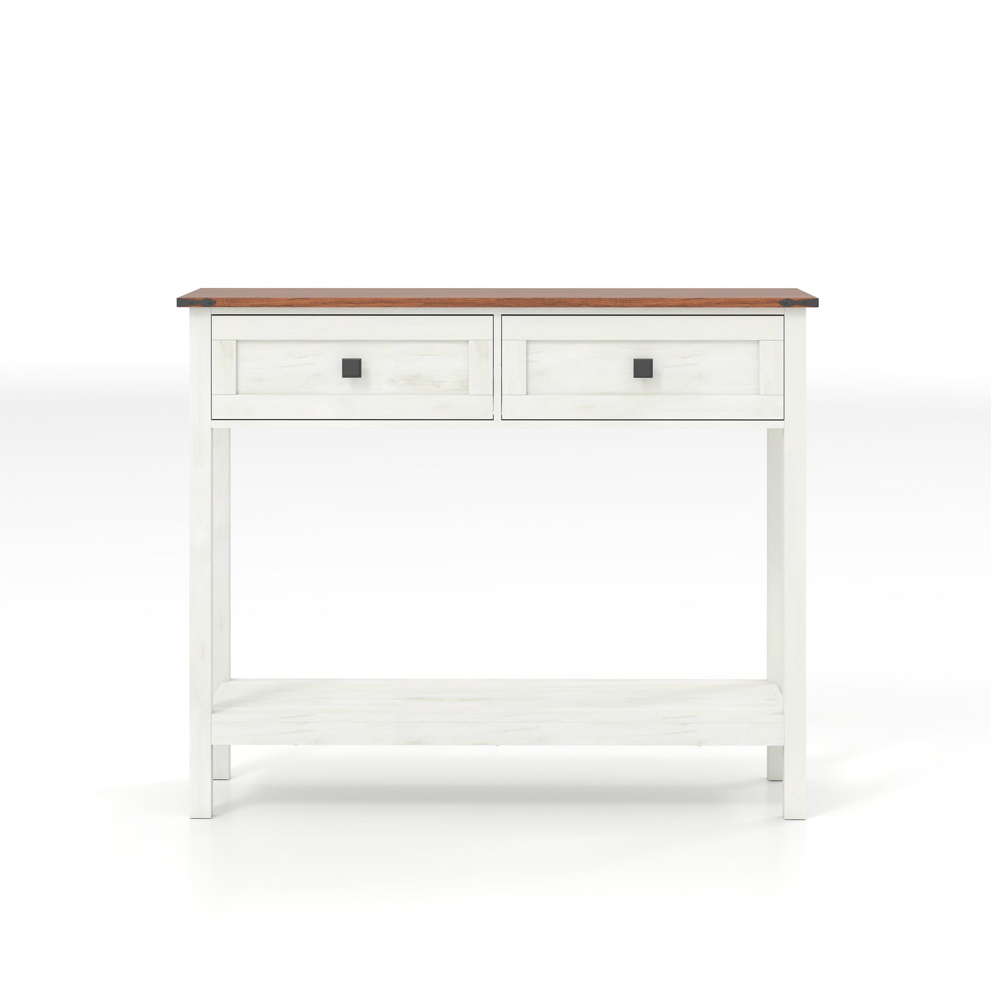 Farmhouse Style Console Table with 2 Drawers