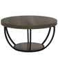 31.7” Round Coffee Table with Storage