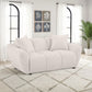 Destino Chenille Upholstered Splayed Arm Loveseat Greige - view 3