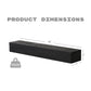 48" Embossed Fireplace Mantel - Western Red Cedar
