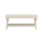 Comfort Double Bench Upholstered in Velvet Fabric