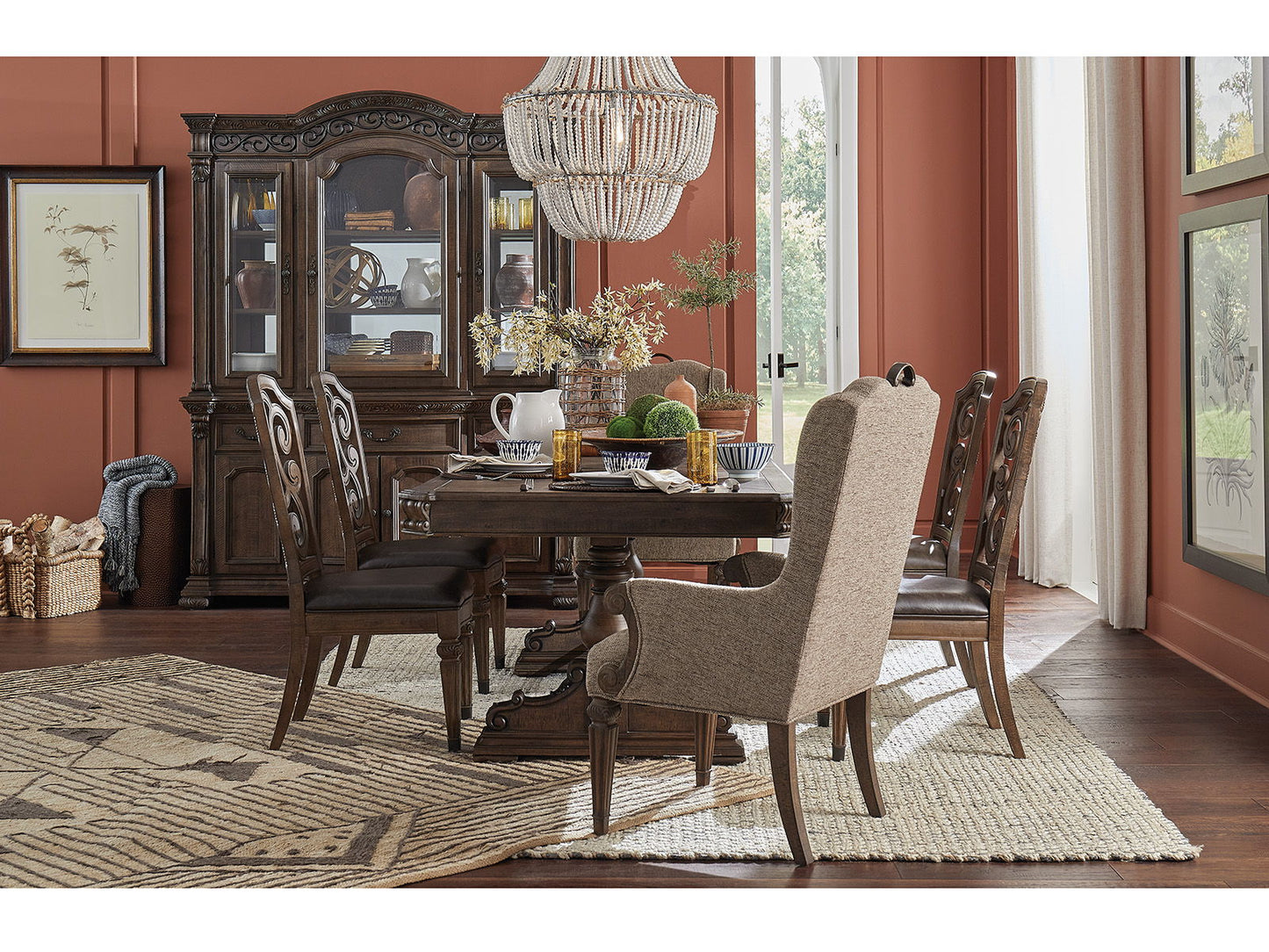 Durango - Trestle Dining Table - Willadeene Brown