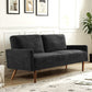 Sofa, European Style With Sleek Design, Modern & Vintage Flair, Upholstered 3 Seater Couch - view 3