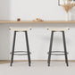 Backless Handwoven Kitchen Dining Bar Stools Set of 2