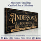 Personalized Bourbon Bar Sign III