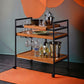 Oaken Honey Serving Cart