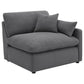 Charcoal 6-Piece Upholstered Modular Sectional Sofa