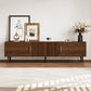Mid Century TV Stand with 2 Drawers
