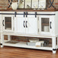 Valebeck - Dining Room Server - White / Brown