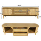 Rattan TV Stand for TVs Up to 75''