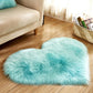 Plush Heart Shaped Carpet Non-Slip Mat Fluffy Rug Floor Mat Blanket Sofa Cushion Foot Pad Carpets For Living Room Home Decor