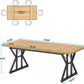 71" Farmhouse Dining Table for 6