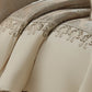 Hillcrest 9-Pc Ivory Damask Jacquard Comforter Ensemble