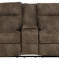 Tranquility - Power Headrest Power Lay Flat Reclining Cons Loveseat With CR3 Heat / Massage / Lumbar - Pewter