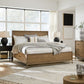 Lindon - Dark Open Nightstand - Coffee Bean