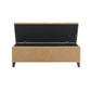 47.5" Storage Ottoman with Safety Close Hinge