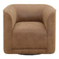 Brown Swivel Accent Chair