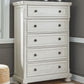 Robbinsdale - Five Drawer Chest - Antique White