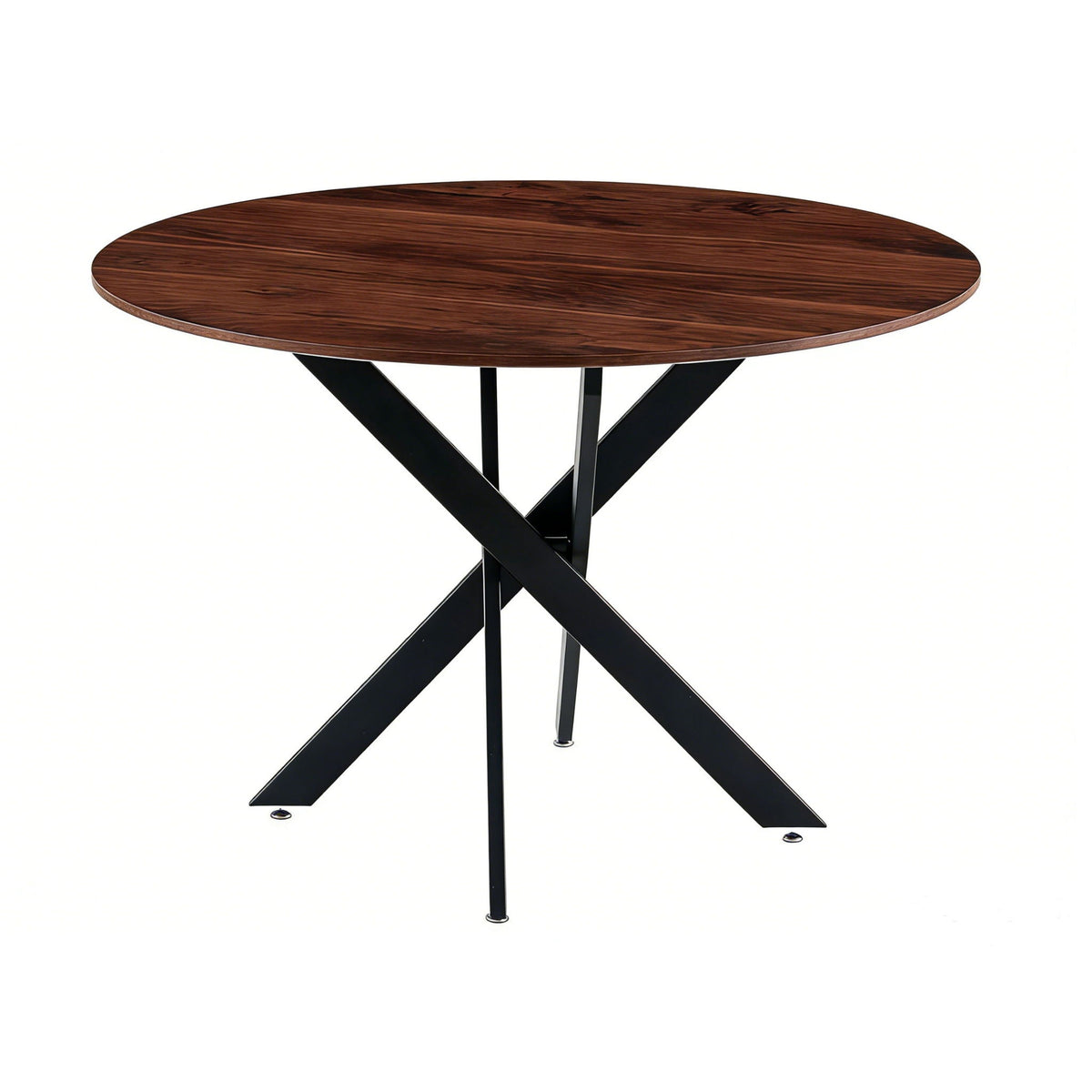 Mid-Century Dining Table For 4 - 6 People With Round Table Top, Pedestal Dining Table, End Table Leisure