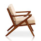 Martelle Twill Weave Accent Armchair
