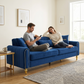 FX-P11-RB 87.4 Inches Upholstered Sofa Couch