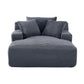 Cloudline - Oversized Chaise Lounge, Modern Comfy Couch With Full Foam Cushioning, Cozy Sleeper Sofabed - view 7