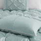 7 Piece Tufted Comforter Set Seafoam California King