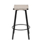 Backless Handwoven Kitchen Dining Bar Stools Set of 2