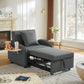 3 In 1 Convertible Sleeper Sofa Chair Bed