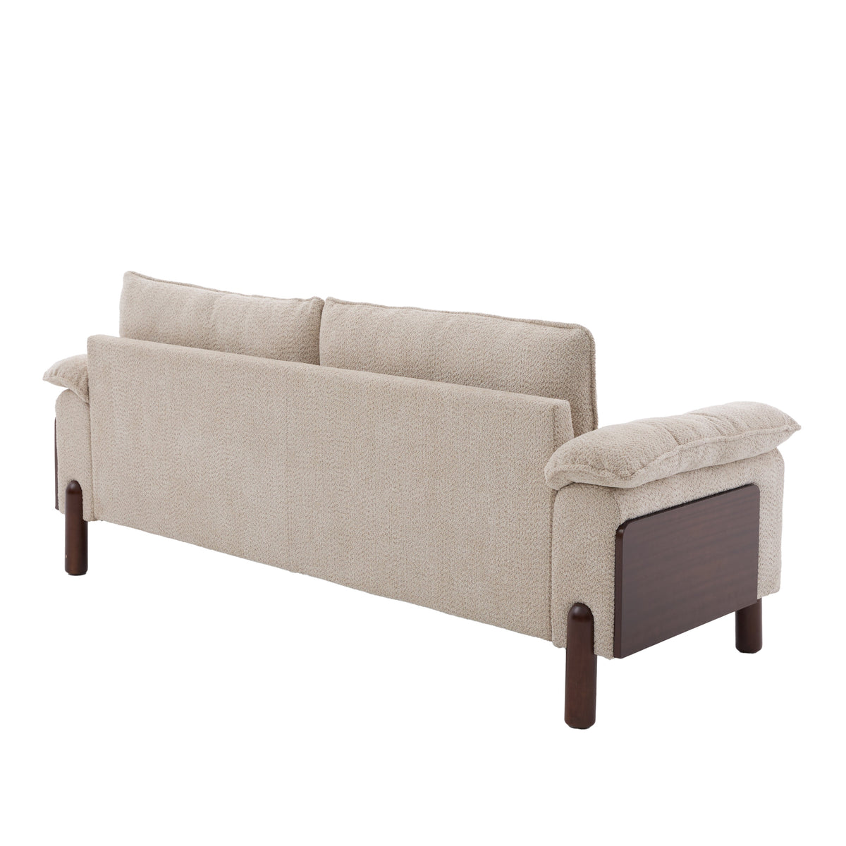 83.5 In. 3 Seater Modern Boucle Upholstered Sofa